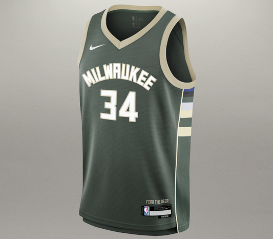 Camisole Officielle Enfant Giannis Antetokounmpo Verte