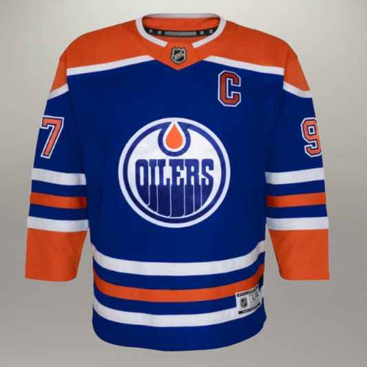 Chandail Enfant Officiel Connor McDavid Bleu