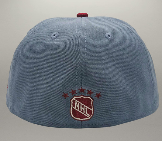 5950 Fitted Nordiques De Québec Bleue et Bourgogne