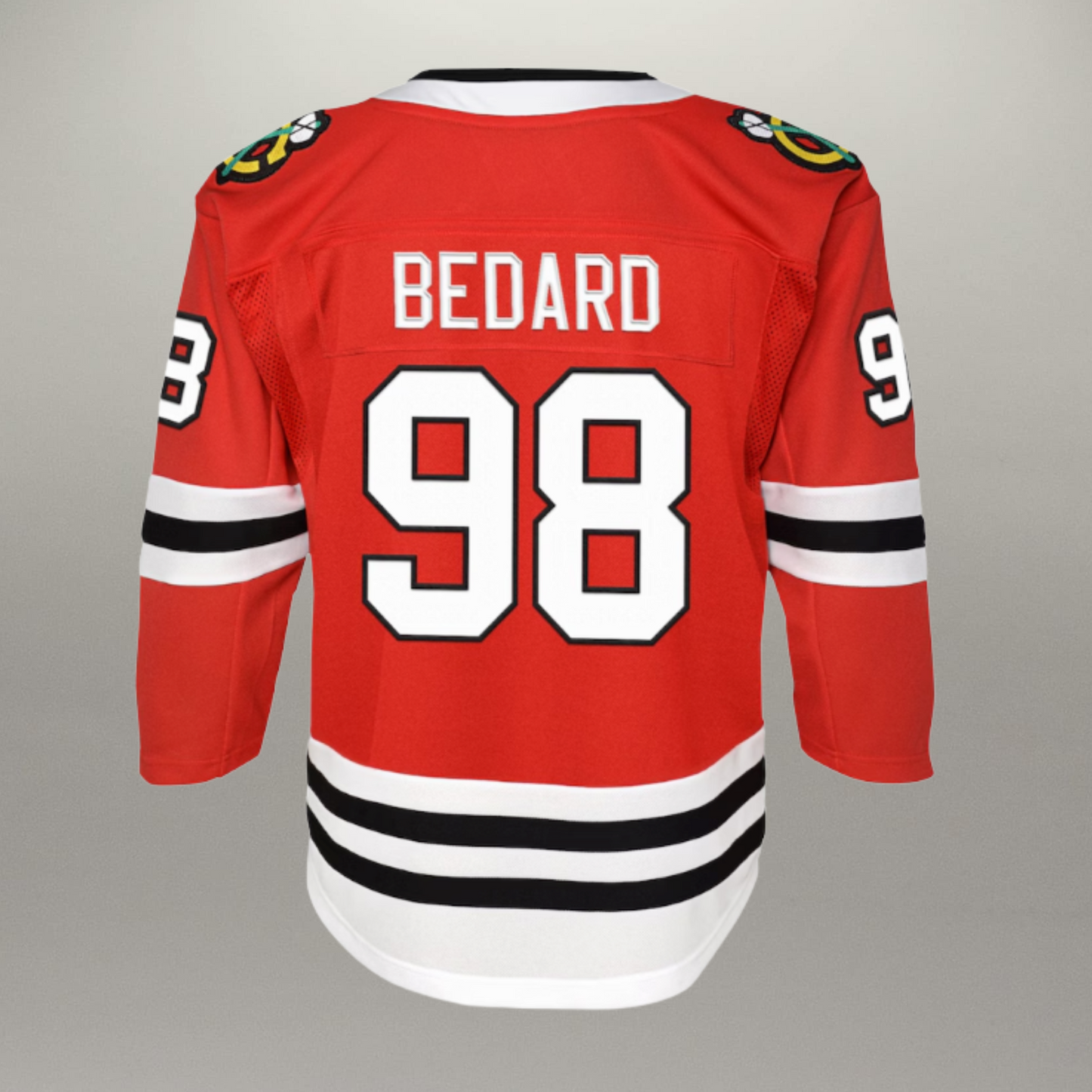 Chandail Enfant Officiel Connor Bedard Rouge