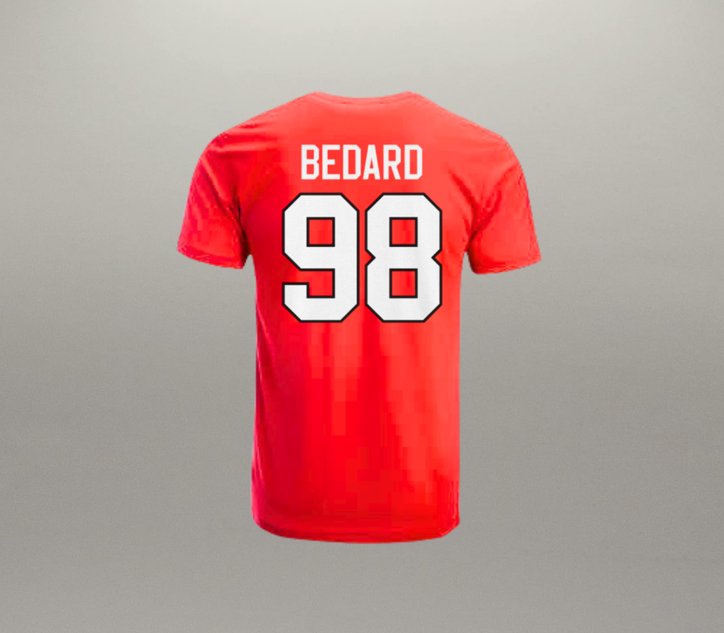 T-Shirt Enfant Connor Bedard Rouge
