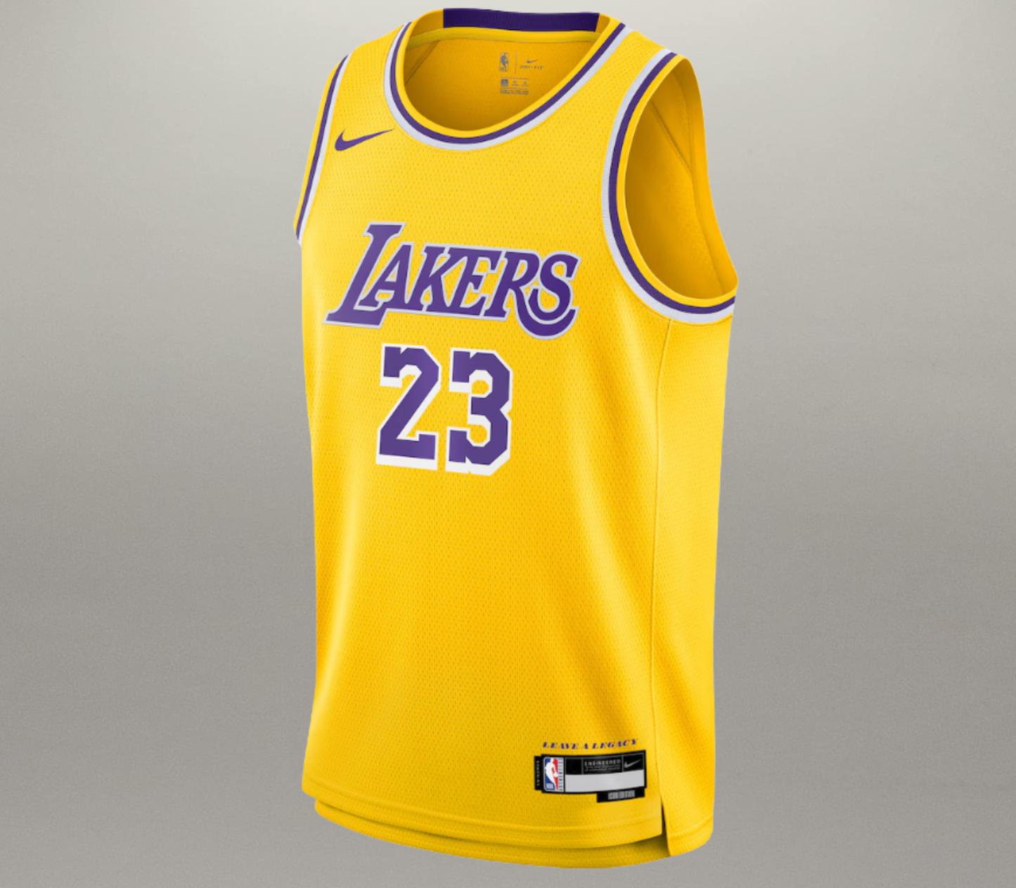 Camisole Officielle Enfant LeBron James Jaune
