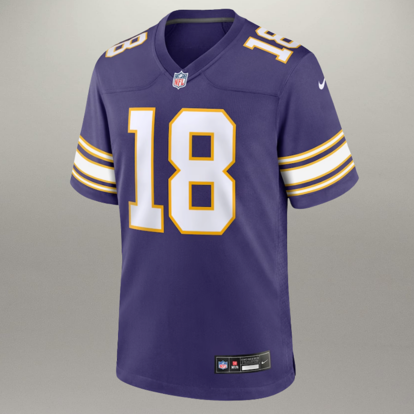 Chandail Officiel Justin Jefferson Imprimé Mauve