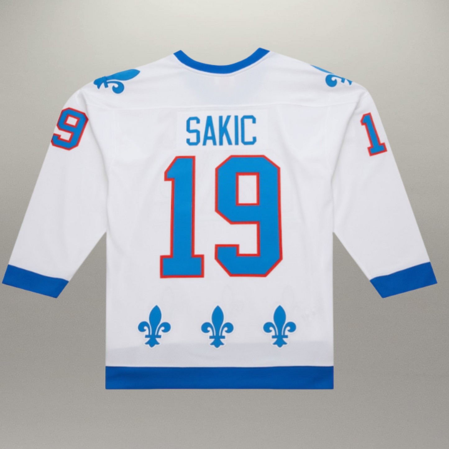 Chandail Joe Sakic 1994-95 Powerplay Blanc