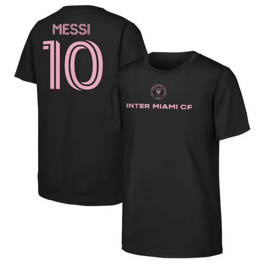 T-Shirt Enfant Lionel Messi Noir