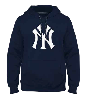 Chandail À Capuchon Yankees New York Express Marine