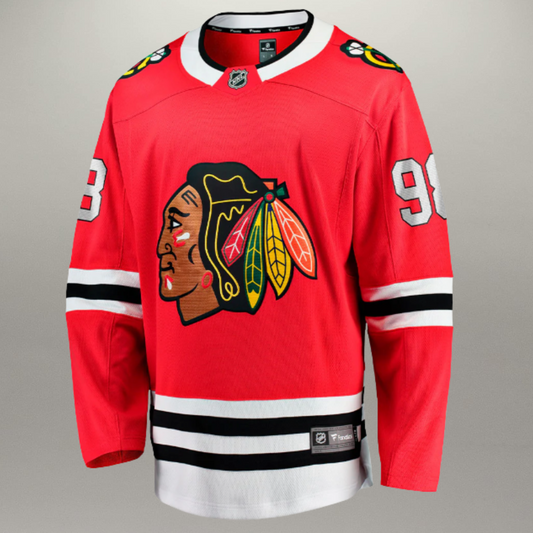 Chandail Officiel Connor Bedard Rouge