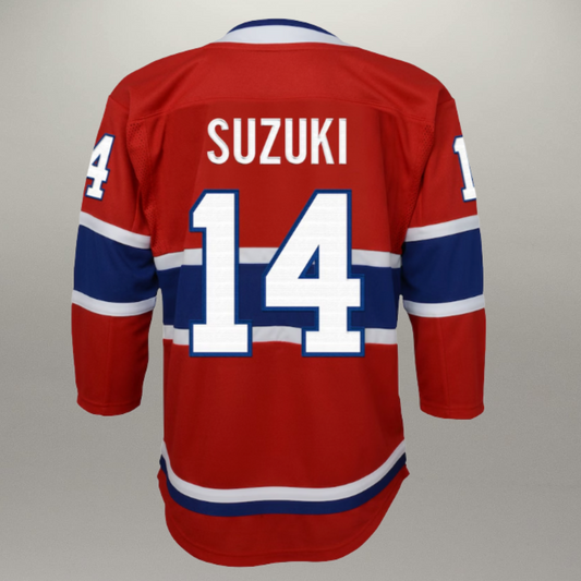 Chandail Enfant Officiel Nick Suzuki Rouge