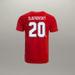 T-Shirt Enfant Juraj Slafkovsky Rouge