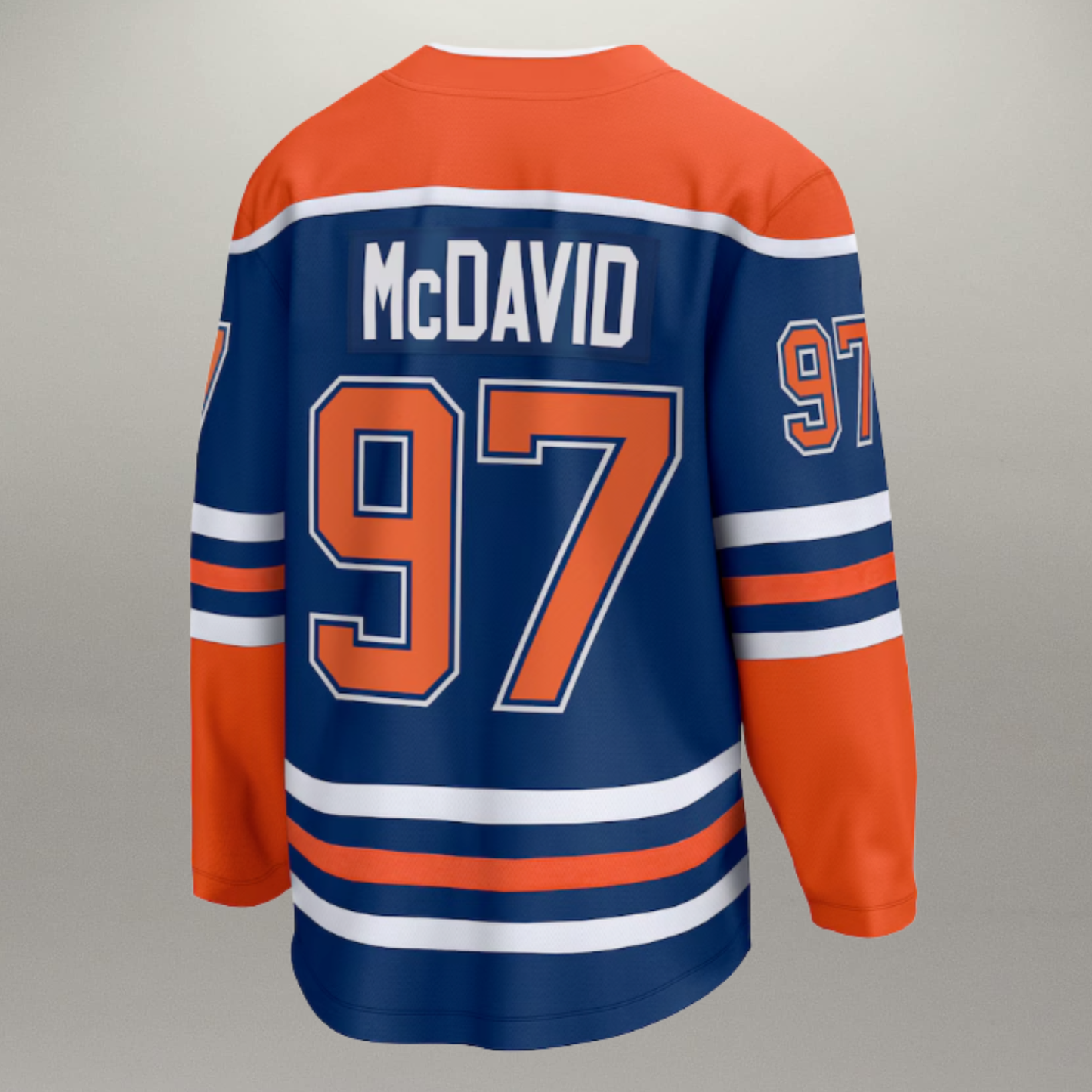 Chandail Officiel Connor McDavid Bleu