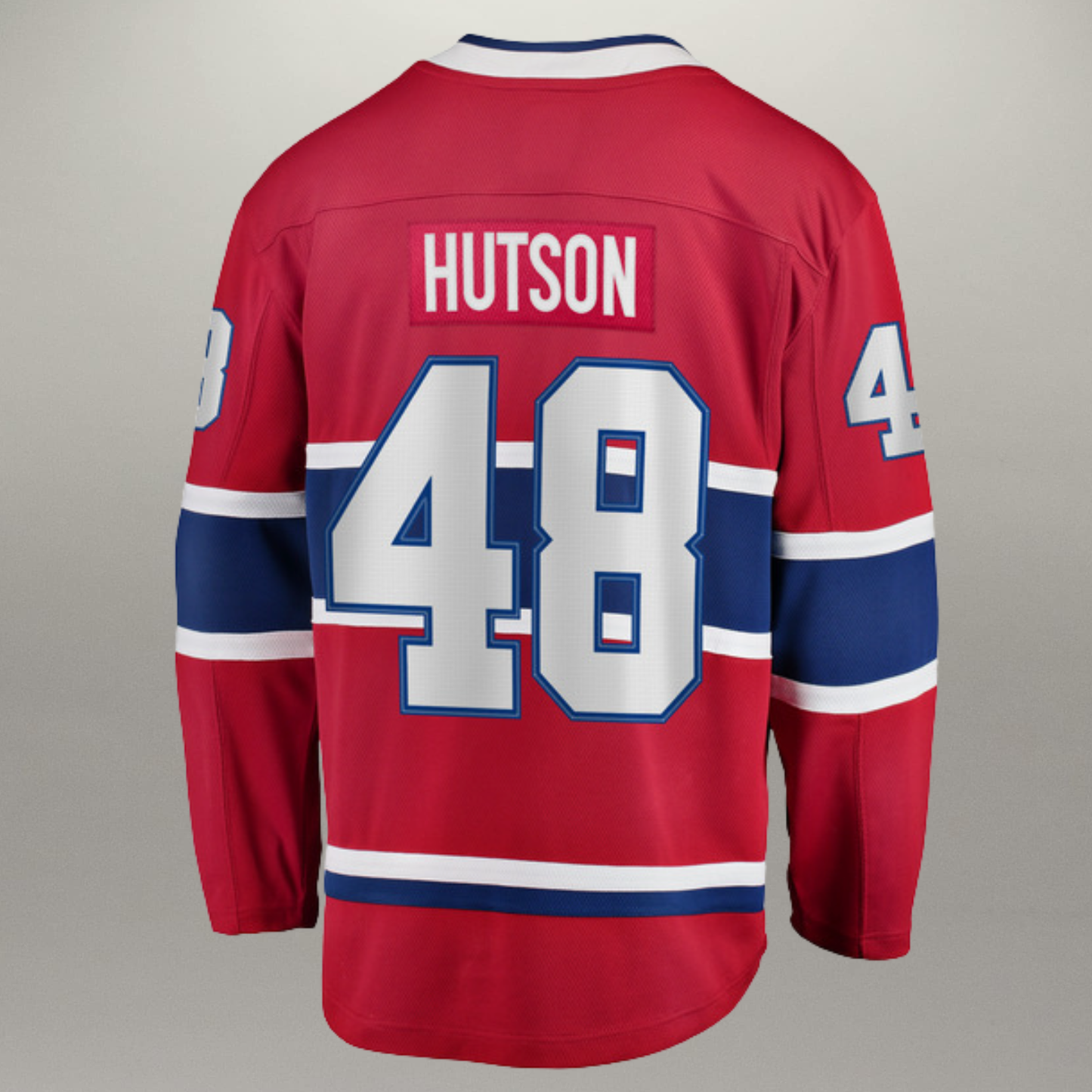 Chandail Officiel Lane Hutson Rouge