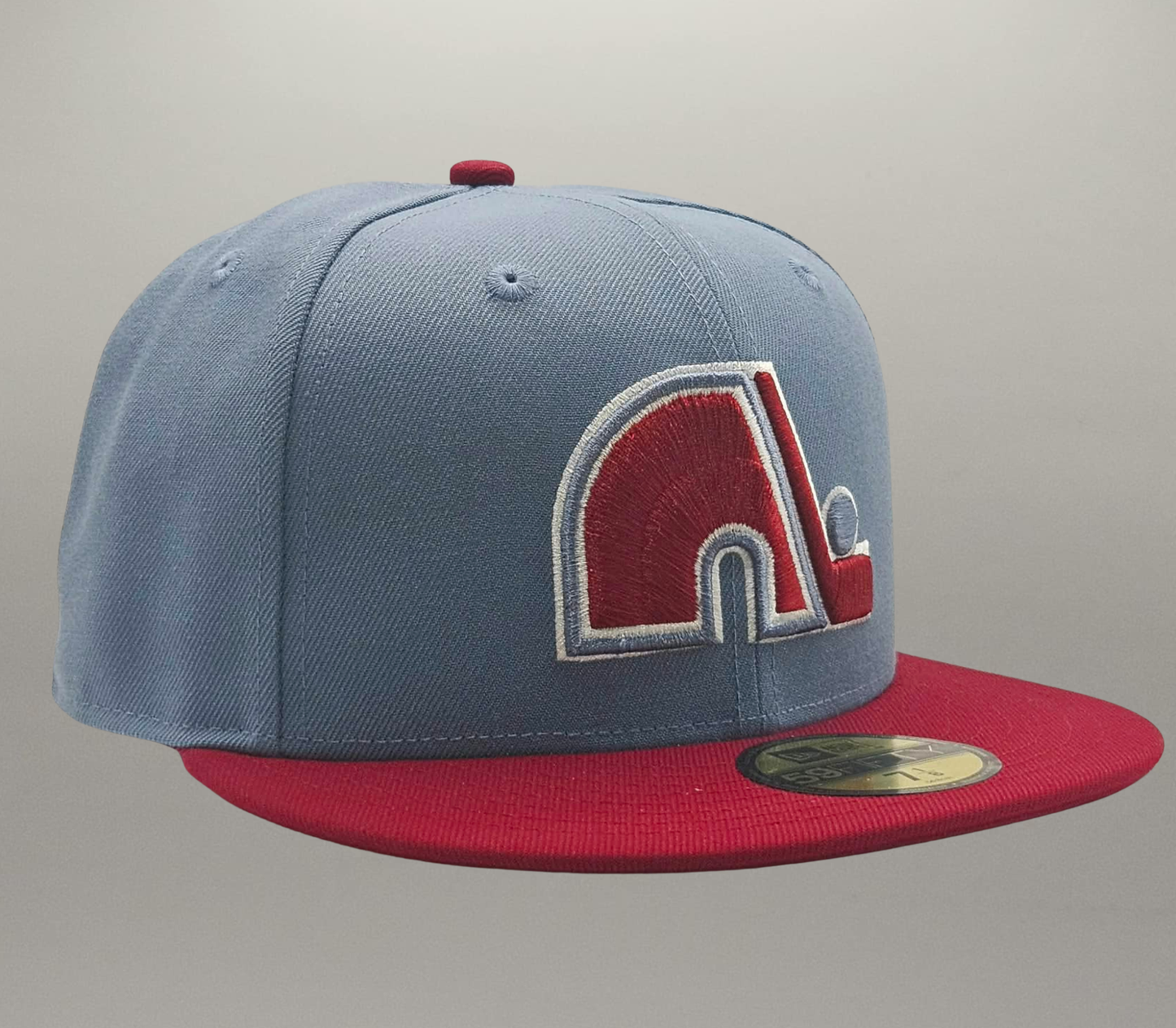 5950 Fitted Nordiques De Québec Bleue et Bourgogne