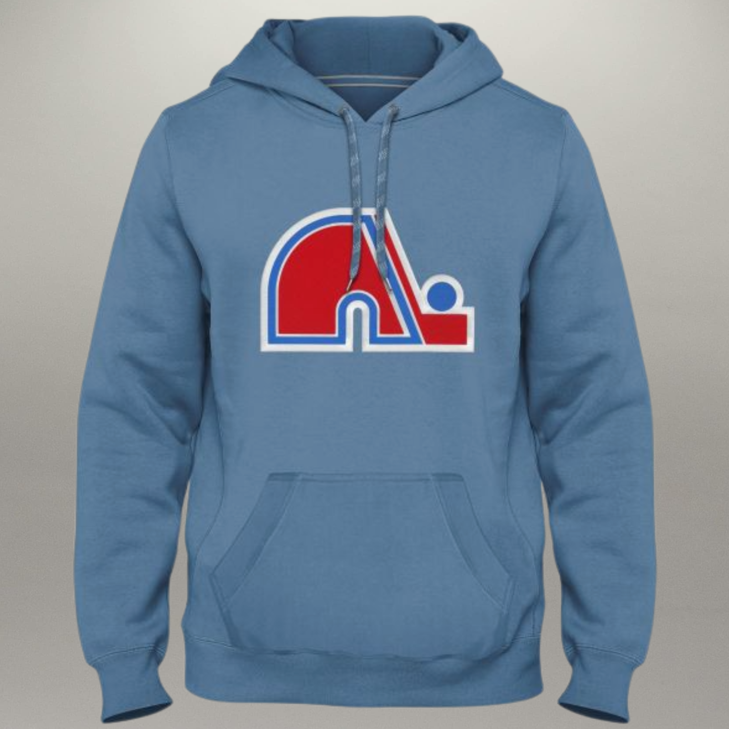 Chandail À Capuchon Nordiques Québec Express Bleu Poudre