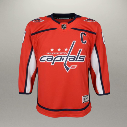 Chandail Enfant Officiel Alexander Ovechkin Rouge