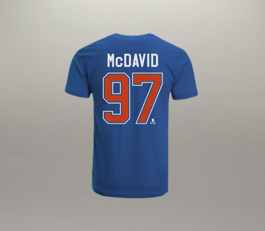 T-Shirt Enfant Connor McDavid Bleu