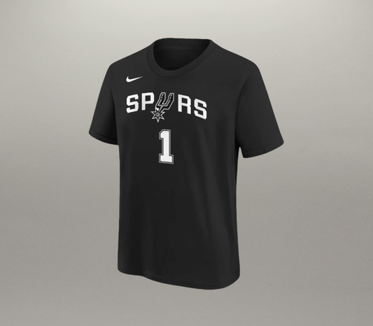 T-Shirt Enfant Victor Wembanyama Noir