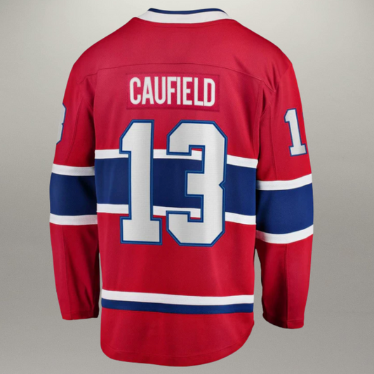 Chandail Officiel Cole Caufield Rouge