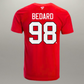 T-Shirt Connor Bedard Rouge