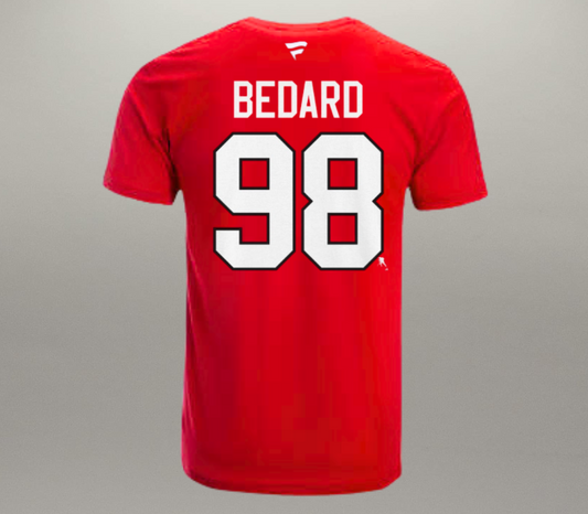 T-Shirt Connor Bedard Rouge