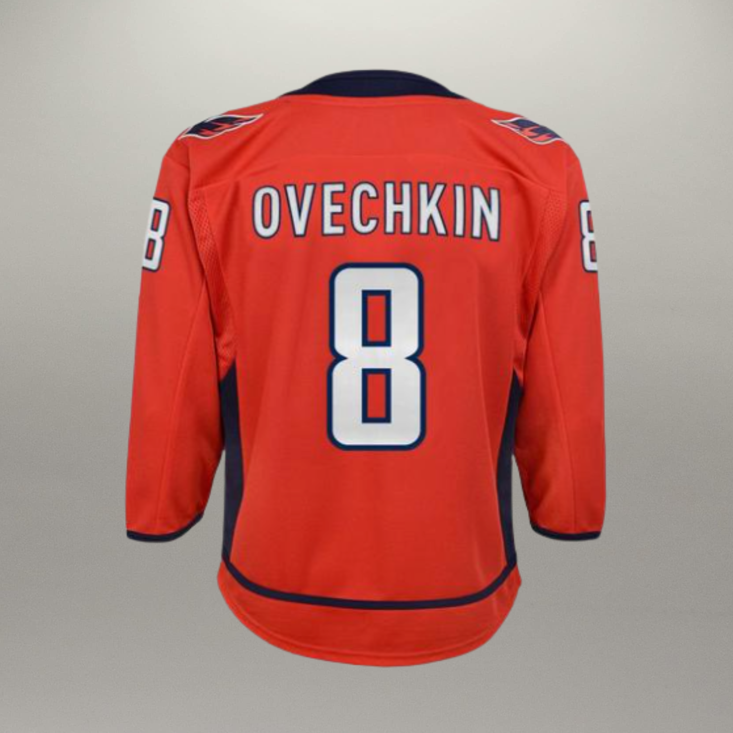 Chandail Enfant Officiel Alexander Ovechkin Rouge