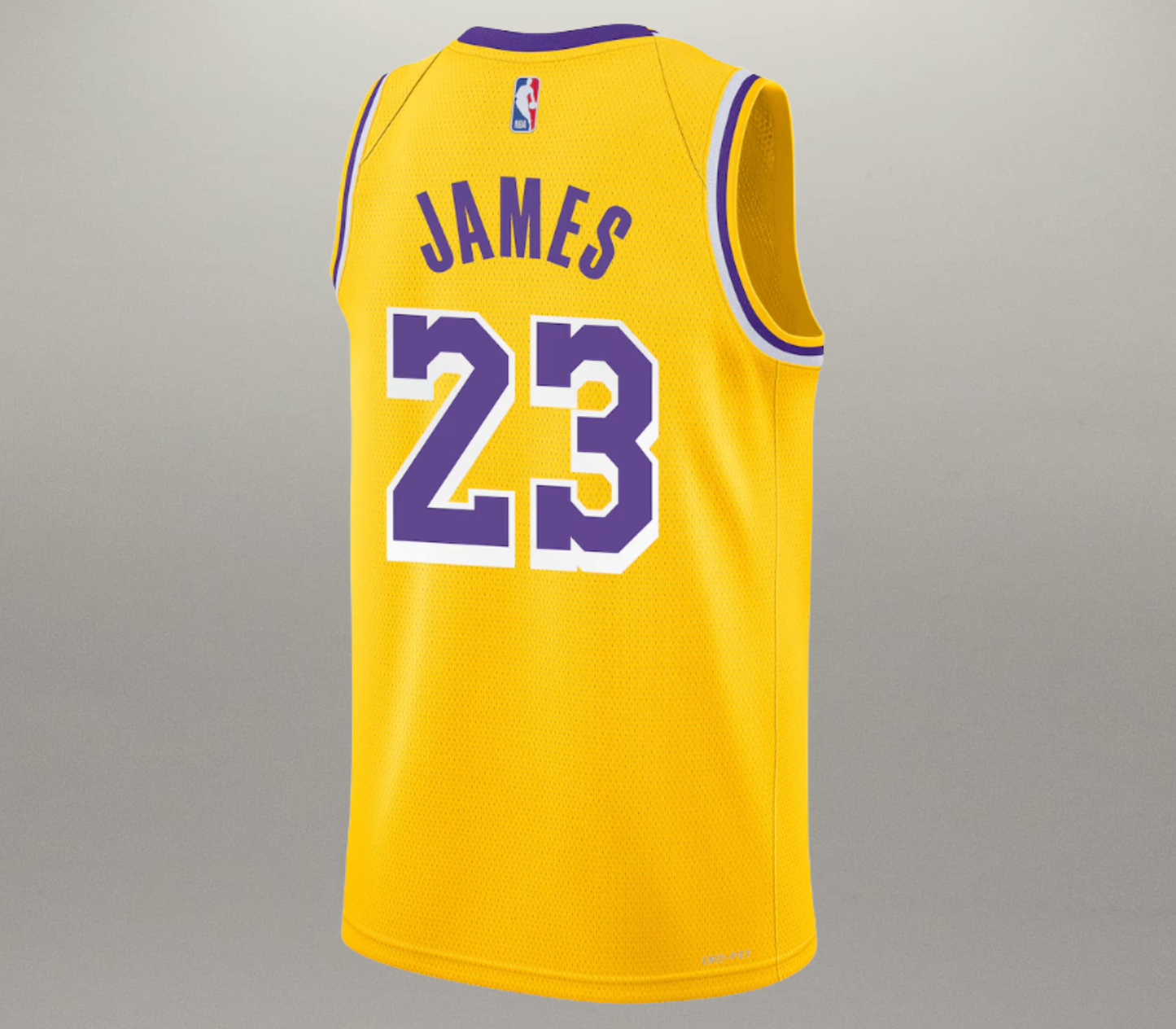 Camisole Officielle Enfant LeBron James Jaune