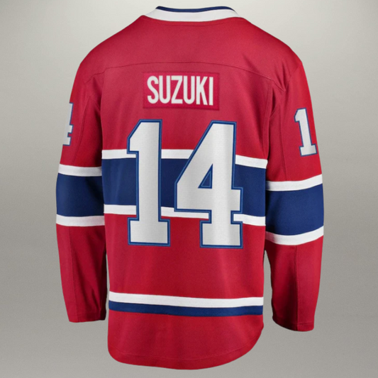 Chandail Officiel Nick Suzuki Rouge