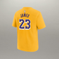 T-Shirt Enfant Lebron James Jaune
