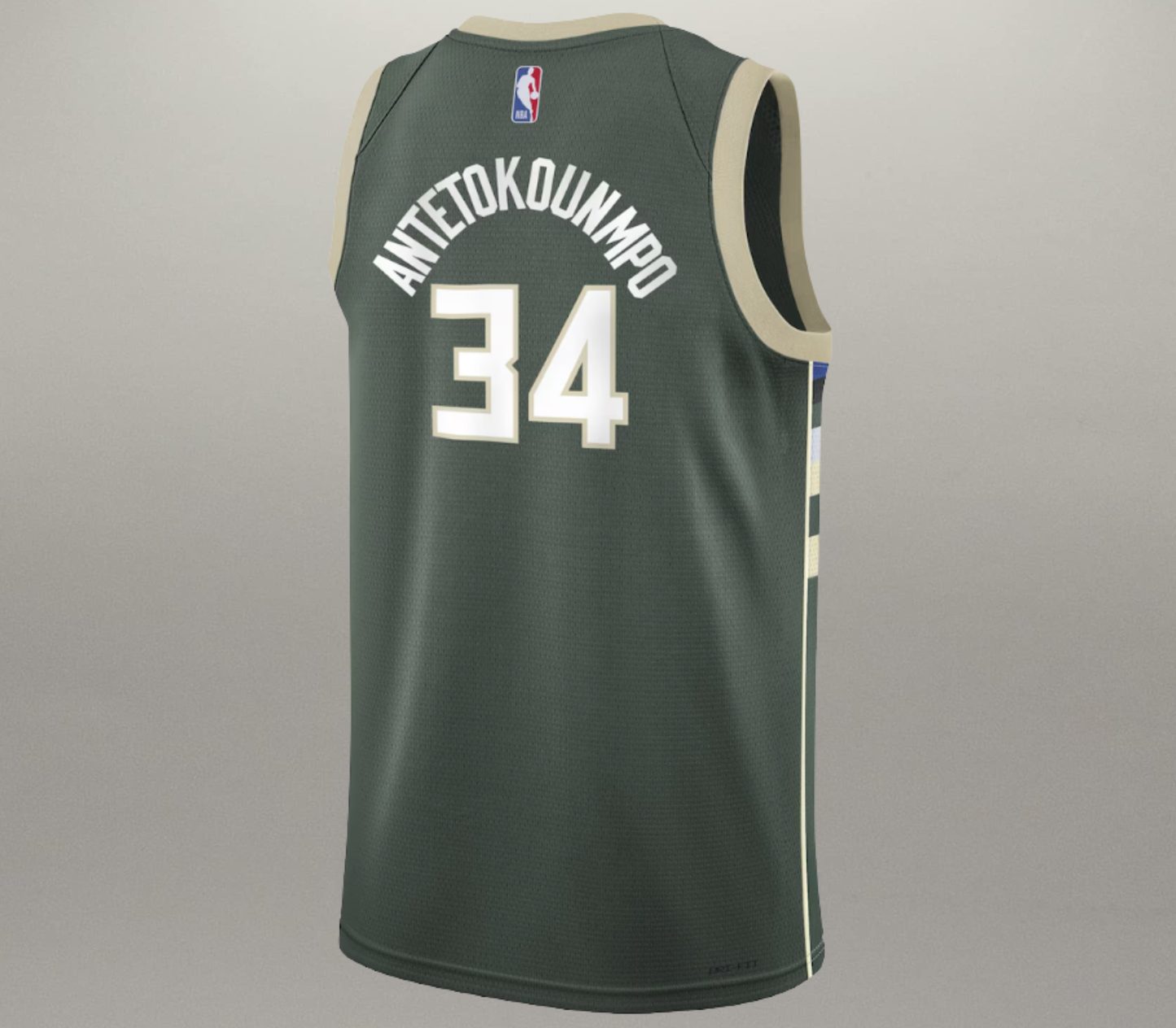 Camisole Officielle Enfant Giannis Antetokounmpo Verte