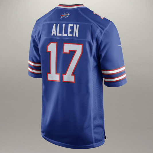 Chandail Officiel Josh Allen Imprimé Bleu