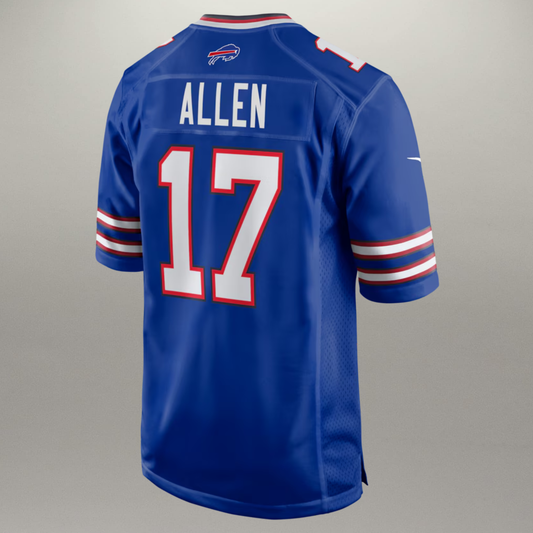 Chandail Officiel Josh Allen Imprimé Bleu