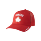 Casquette Hockey Canada Ajustable Rouge