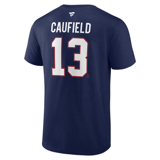 T-Shirt Cole Caufield Bleu