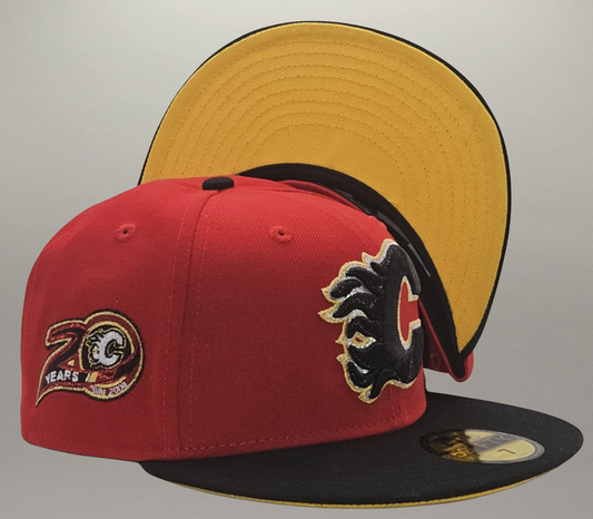 5950 Fitted Flames de Calgary 20e Anniversaire Rouge