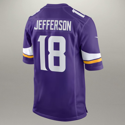 Chandail Officiel Justin Jefferson Imprimé Mauve