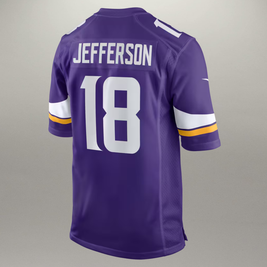 Chandail Officiel Justin Jefferson Imprimé Mauve