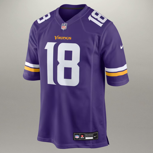Chandail Officiel Justin Jefferson Imprimé Mauve