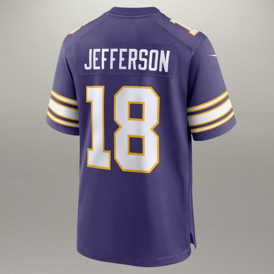 Chandail Officiel Justin Jefferson Imprimé Mauve