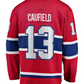 Chandail Officiel Cole Caufield Rouge