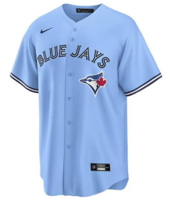 Chemise Officielle Blue Jays Toronto Bleu Poudre