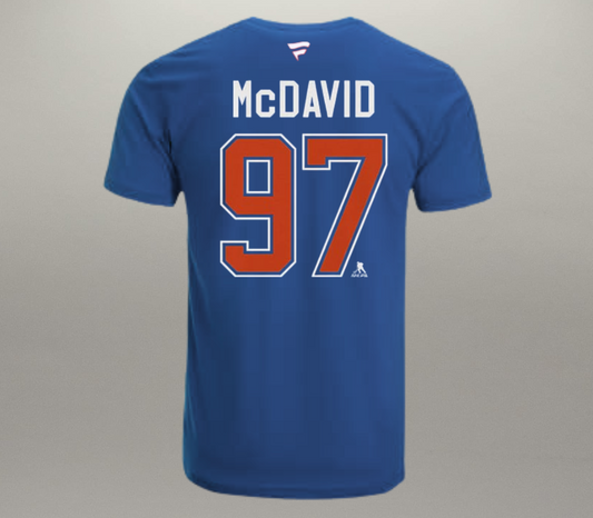 T-Shirt Connor McDavid Bleu