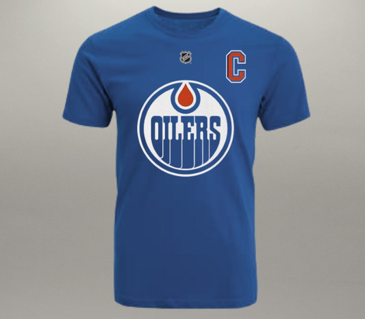 T-Shirt Connor McDavid Bleu