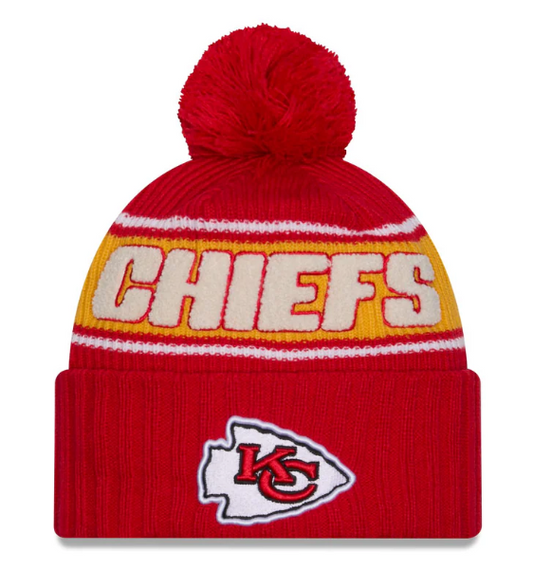 Tuque Chiefs Kansas City Sport Knit Pom