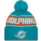 Tuque Dolphins Miami Sport Knit Pom