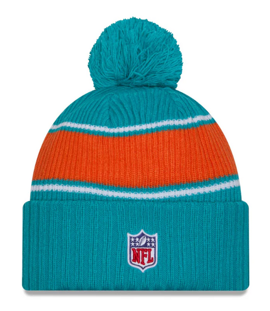 Tuque Dolphins Miami Sport Knit Pom