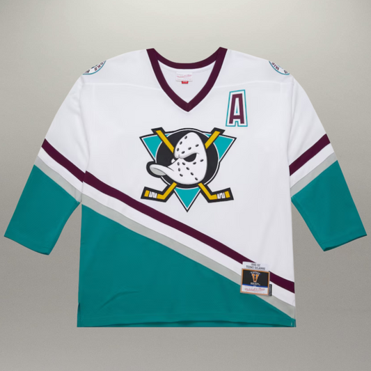 Chandail Teemu Selanne 1996-97 Powerplay Blanc