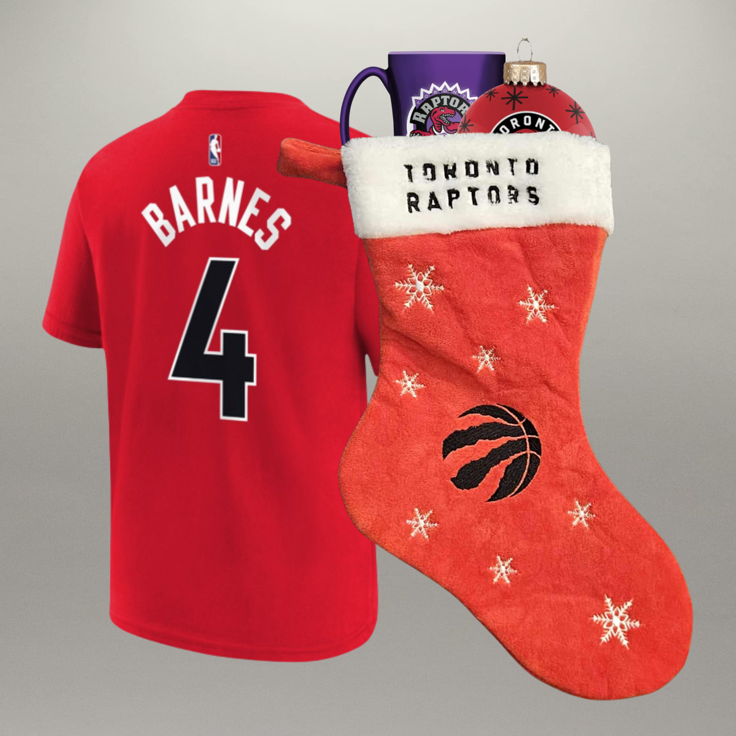 Bas de Noël des Raptors de Toronto Junior