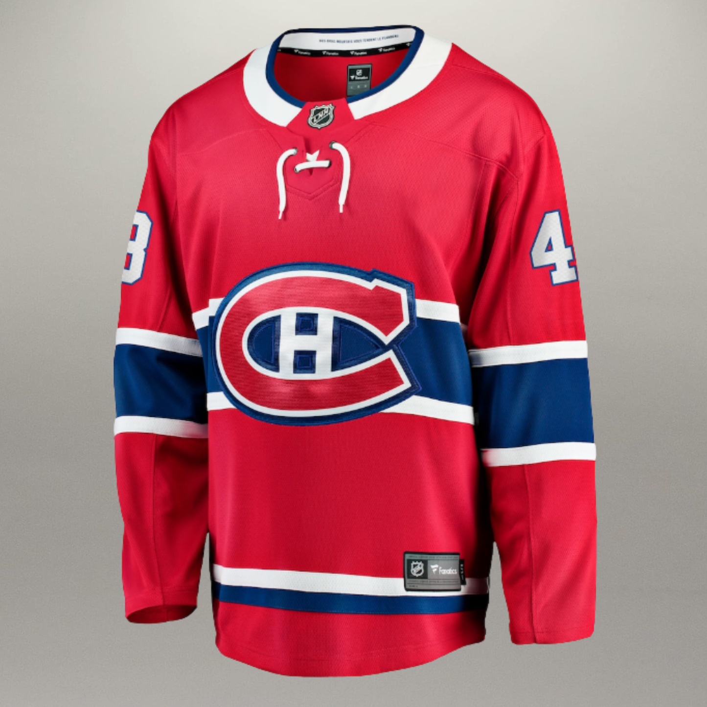 Chandail Officiel Lane Hutson Rouge