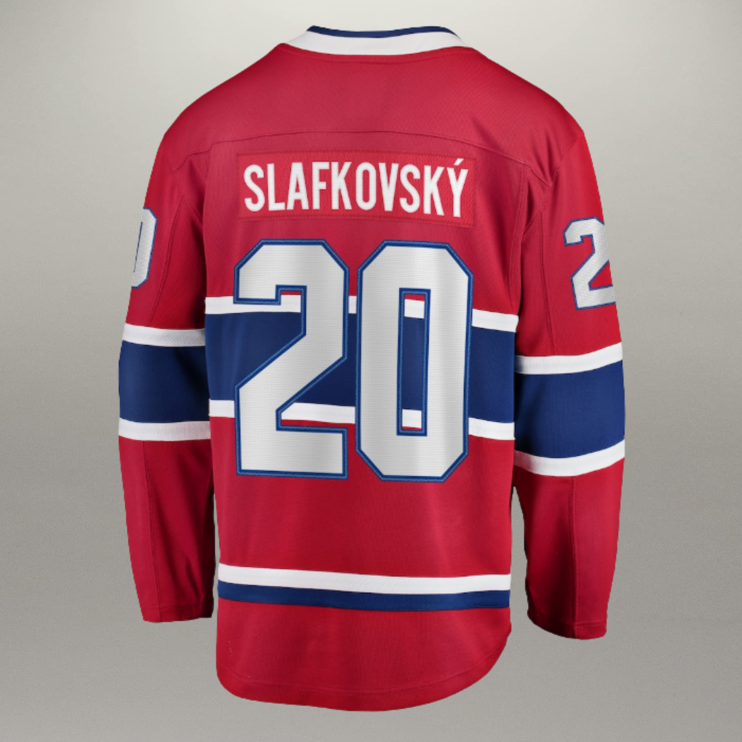 Chandail Officiel Juraj Slafkovsky Rouge