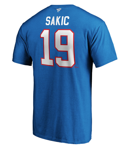 T-Shirt Joe Sakic Bleu