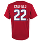 T-Shirt Cole Caufield Rouge
